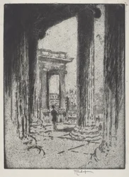 Le portique, British Museum