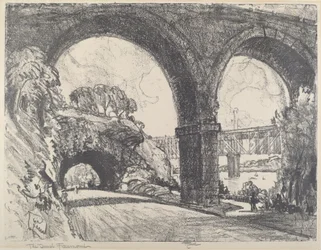 Le tunnel dans le parc