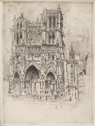 La façade ouest, Amiens