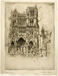 La façade ouest, Amiens