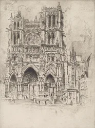 La façade ouest, Amiens