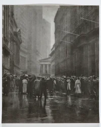 Le marché des changes - New York, 1921