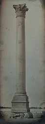 Colonne de Pompée, Alexandrie, 1842