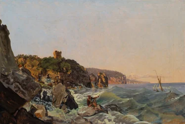 Naufrage sur la côte de Naples