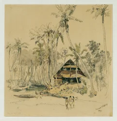 La maison du missionnaire sur l
