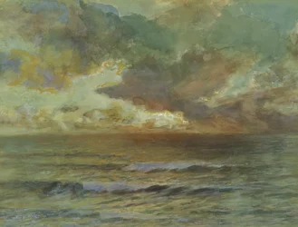 Coucher de soleil à Seascale