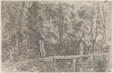 Paysage avec pont
