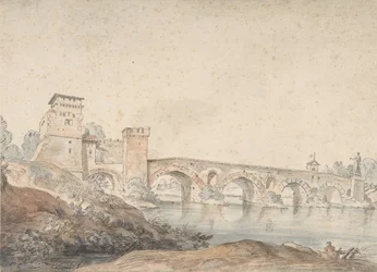 Ponte Molle, Rome, 18ème siècle
