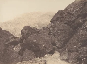 Blocs dans le chaos, St-Sauveur, 1853