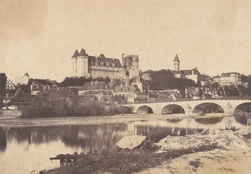 Vue du château de Pau, 1853