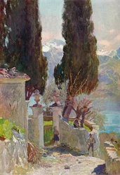 La porte du monastère, 19ème siècle