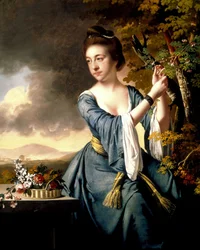Elizabeth, Mme John Bostock par Joseph Wright de Derby, ARA