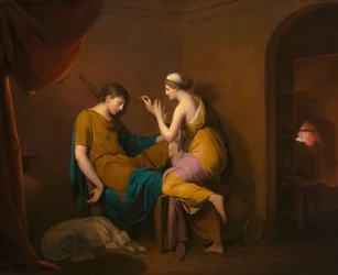 La jeune fille corinthienne, 1782-1784
