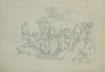 Le sermon depuis le bateau