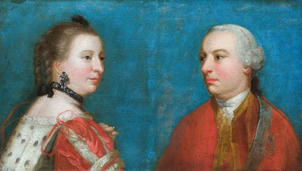 Portrait du 1er duc et de la 1ère duchesse de Northumberland (huile sur panneau)