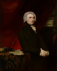 Portrait de Thomas, Lord Erskine (1750-1823) dans sa bibliothèque