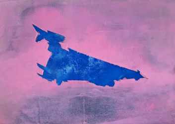 Formulaire bleu abstrait
