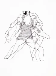Femme dansant (abstrait)
