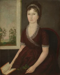 Sarah Ogden Gustin, vers 1805 (huile sur toile)