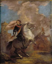 Un officier à cheval