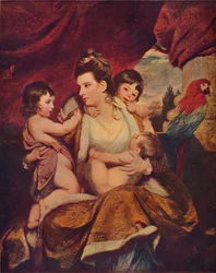 Lady Cockburn et ses trois fils aînés, 1773, 1907