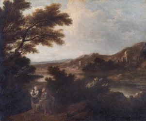 Paysage avec la fuite en Égypte