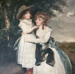 Miss Cocks et sa nièce, vers 1790