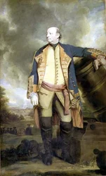 Portrait de John, marquis de Granby en uniforme de colonel du régiment royal des gardes à cheval, c.1770