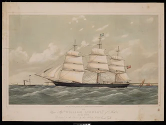 Clipper Ship William Lindsay de Leith 970 tonnes, 27 février 1868