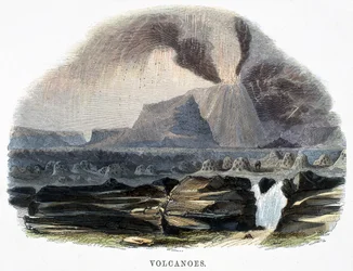 Volcans, de Phénomènes de la Nature, 1849