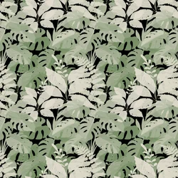 Feuillage tropical aux teintes douces