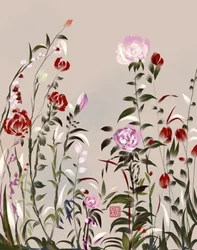 Fleurs de jardin à la manière d