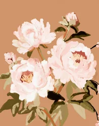 Pivoines rose pâle