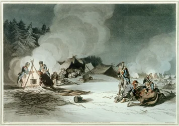 Bivouac dans la neige