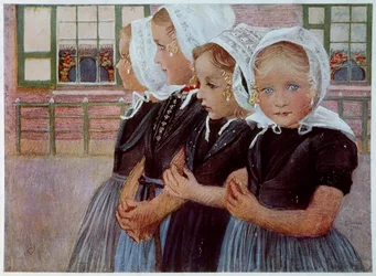 Jeune fille en Alsace