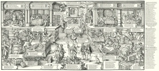 Vie des marchands et commerçants allemands au XVIe siècle