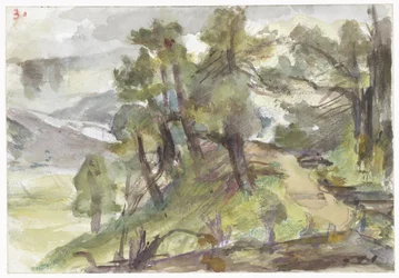 Paysage vallonné boisé