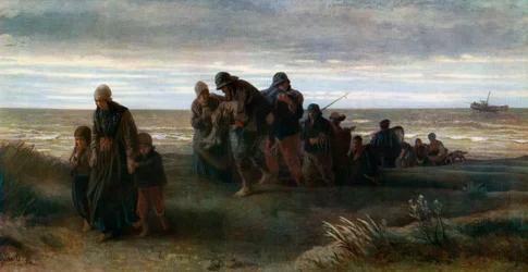 Pêcheurs portant un noyé, c. 1861, 1912