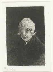 Vieille femme de Katwijk