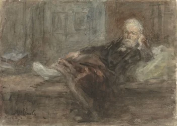 Autoportrait avec pied malade