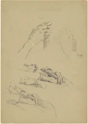 Études de mains [recto]