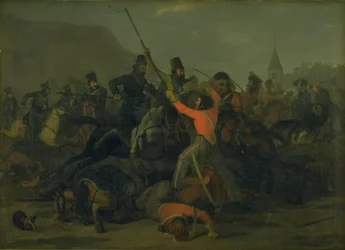 La chute du colonel Boncke Bönnichsen le 6 décembre 1813 lors d