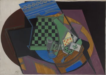 Damier et cartes à jouer, 1915
