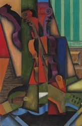 Guitare et violon, 1913