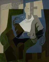 Arlequin assis, c.1920