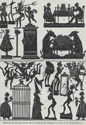 Feuille 11 de figures pour marionnettes d