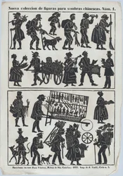 Feuille 1 de figures pour marionnettes d