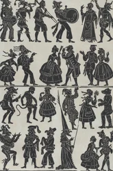 Feuille 7 de figures pour marionnettes d