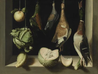 Nature morte avec volaille de gibier, 1600-03