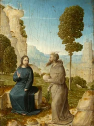 La Tentation du Christ, vers 1500/04 (huile sur panneau)